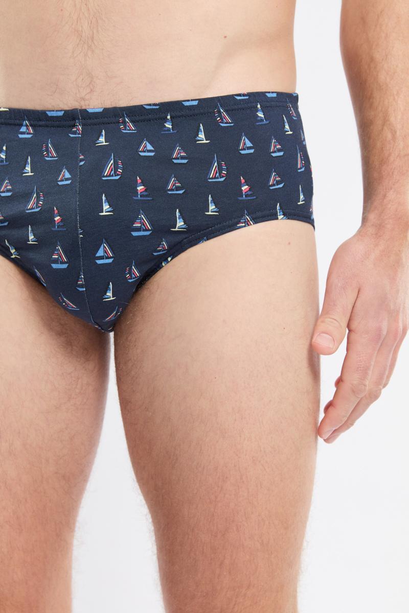 Armor Lux Slip Motifs "bateaux" - Coton Léger Issu De L’agriculture Biologique