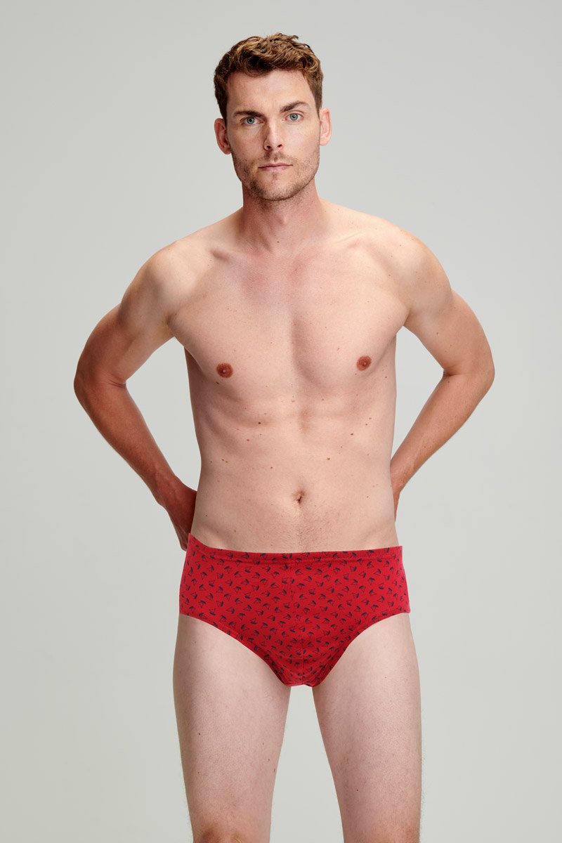 armor lux Slip motifs "voiliers" - coton léger issu de l’agriculture biologique