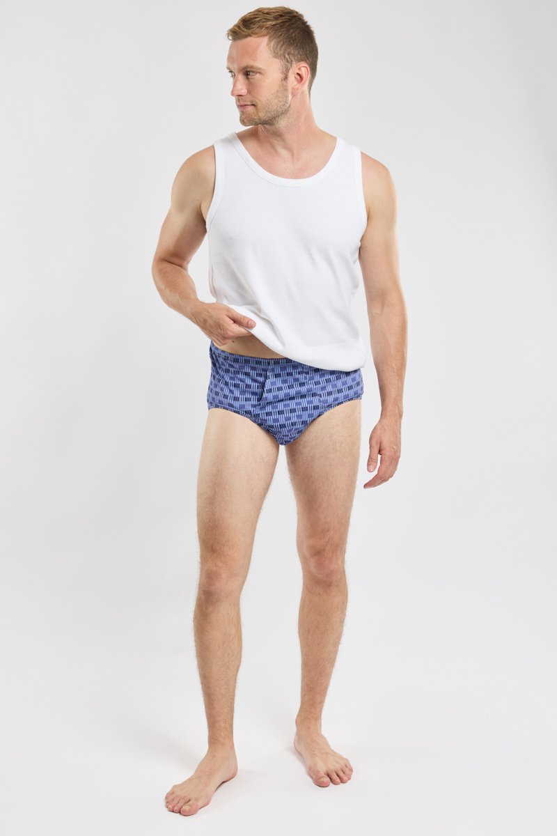 Armor Lux Slip Ouvert Motifs "voiliers" - Coton Issu De L’agriculture Biologique