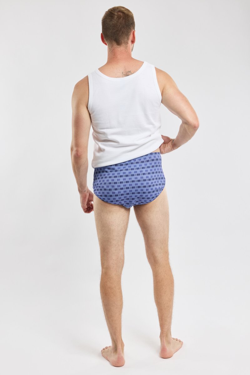 Armor Lux Slip Ouvert Motifs "voiliers" - Coton Issu De L’agriculture Biologique