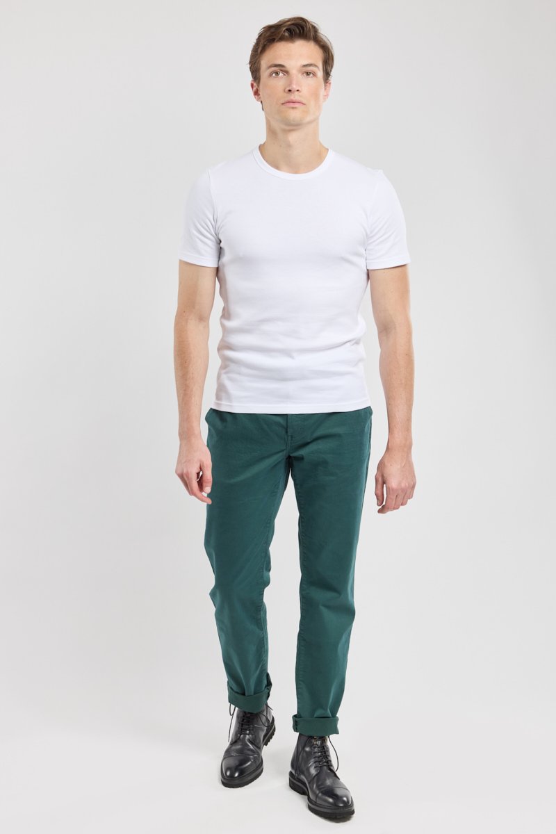 Armor Lux T-shirt Col Rond - Coton épais Issu De L’agriculture Biologique