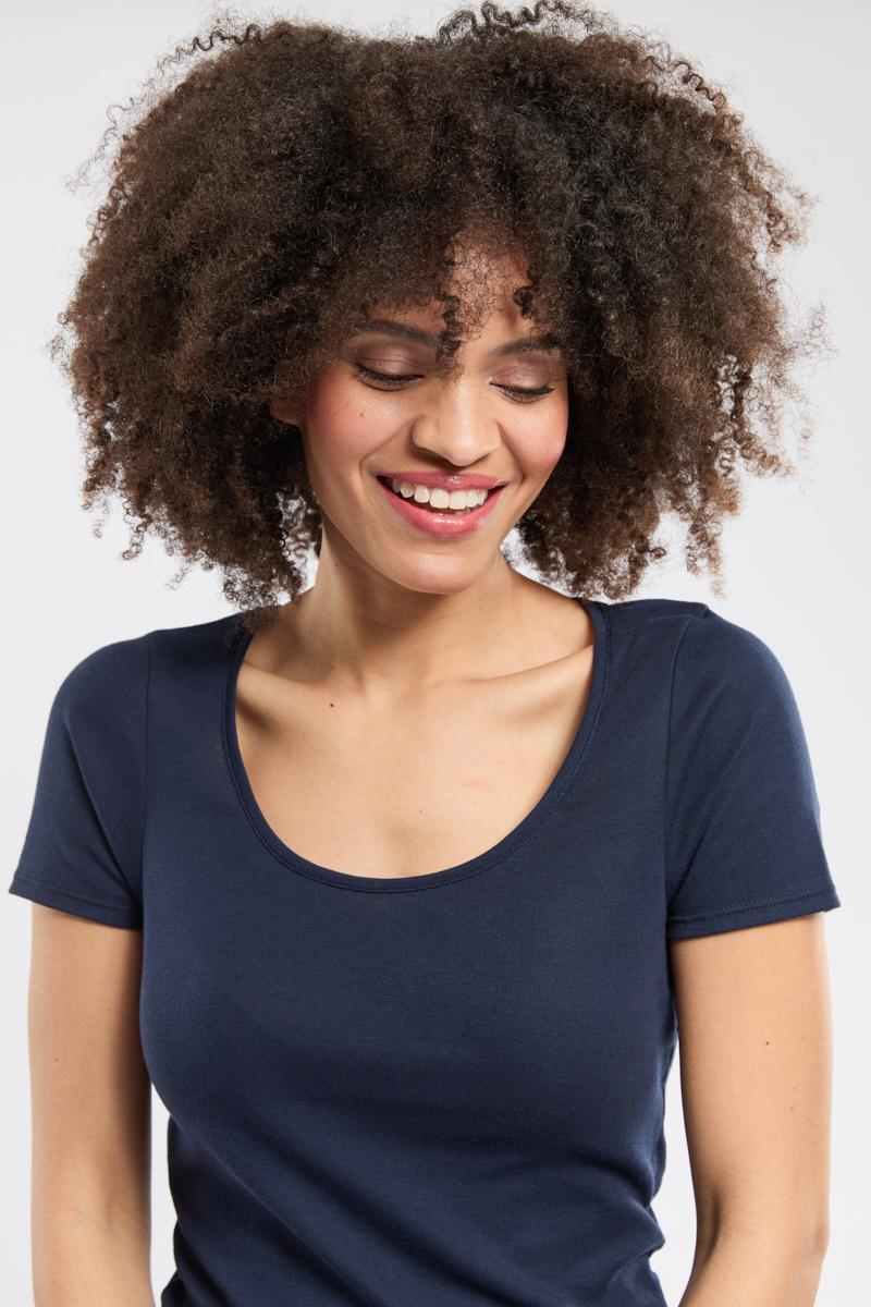 Armor Lux T-shirt Uni - Coton Léger Issu De L'agriculture Biologique