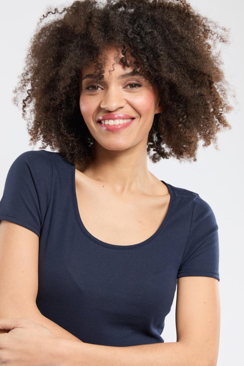 Armor Lux T-shirt Uni - Coton Léger Issu De L'agriculture Biologique