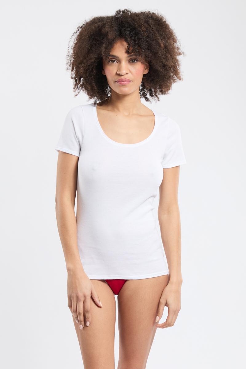 armor lux T-shirt uni - coton léger issu de l'agriculture biologique