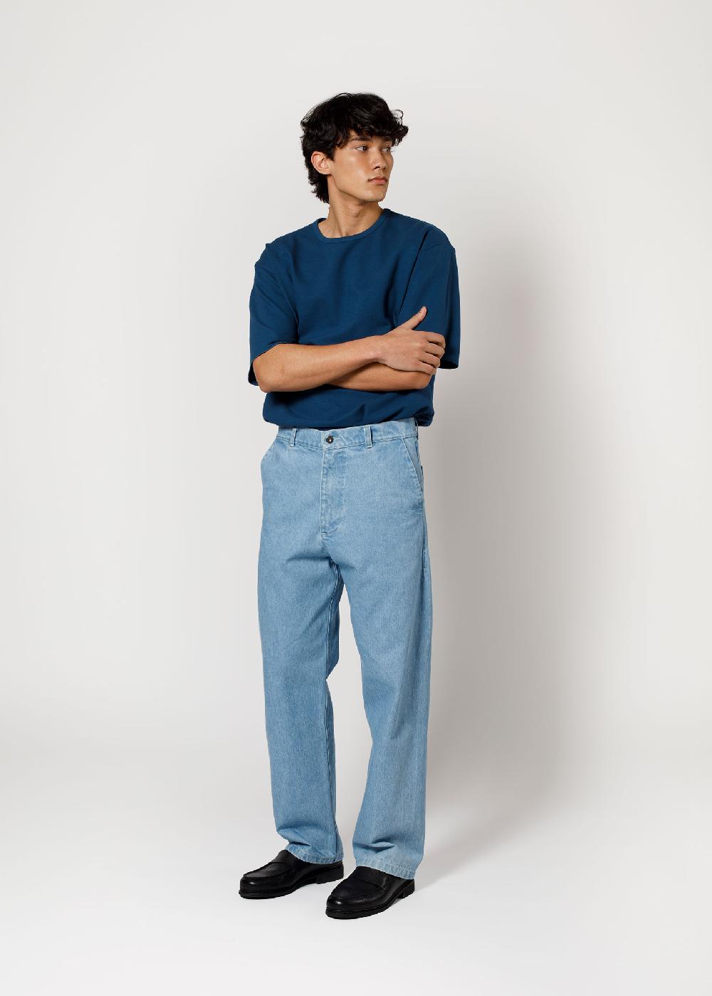 arpenteur 5 Pocket - Indigo blanchi