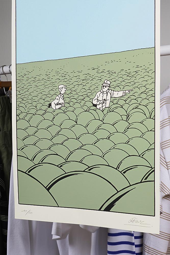 Arpenteur Sérigraphie "direction" - Arpenteur Art