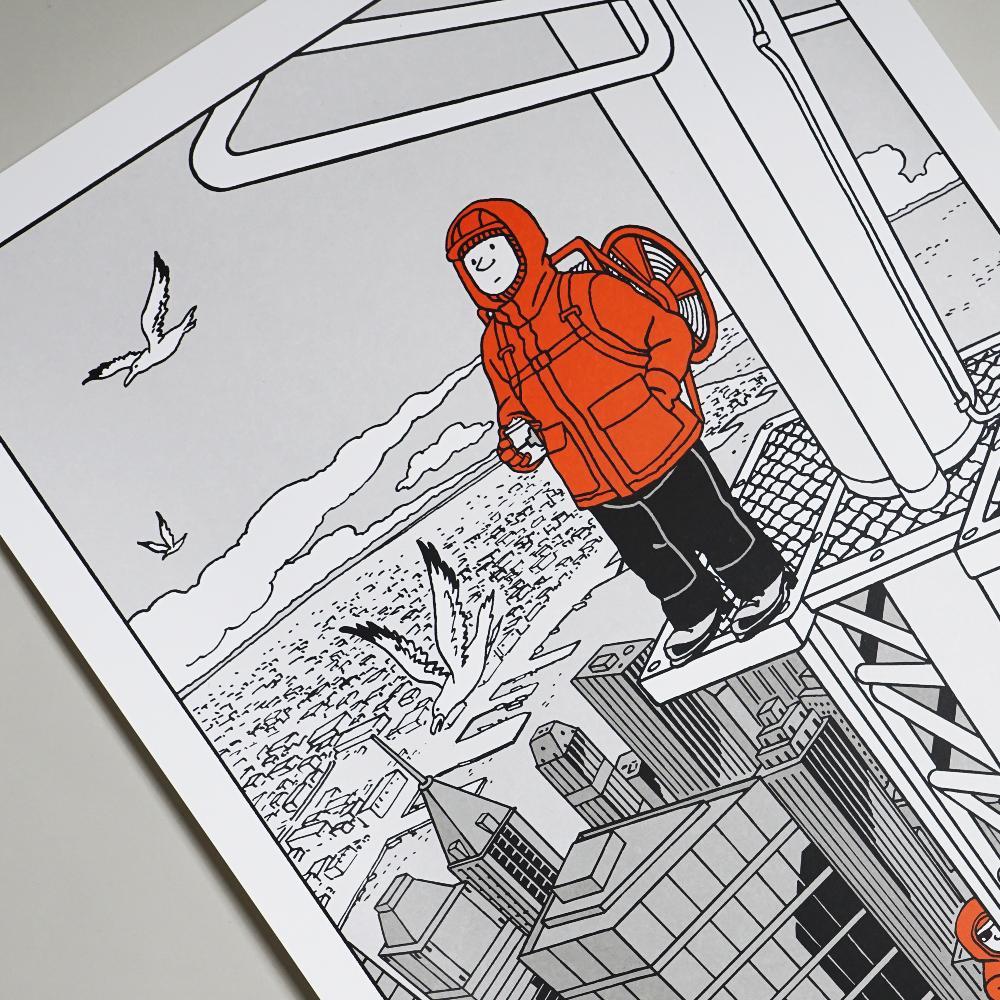 arpenteur Sérigraphie « JOUR » - Arpenteur pour C'H'C'M'