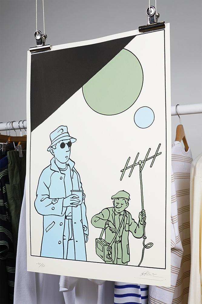 Arpenteur Sérigraphie "radio" - Arpenteur Art