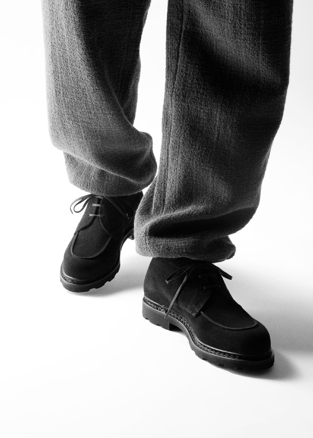 Arpenteur Chukka - Veau Velours Noir - AH24 / Paraboot For Arpenteur