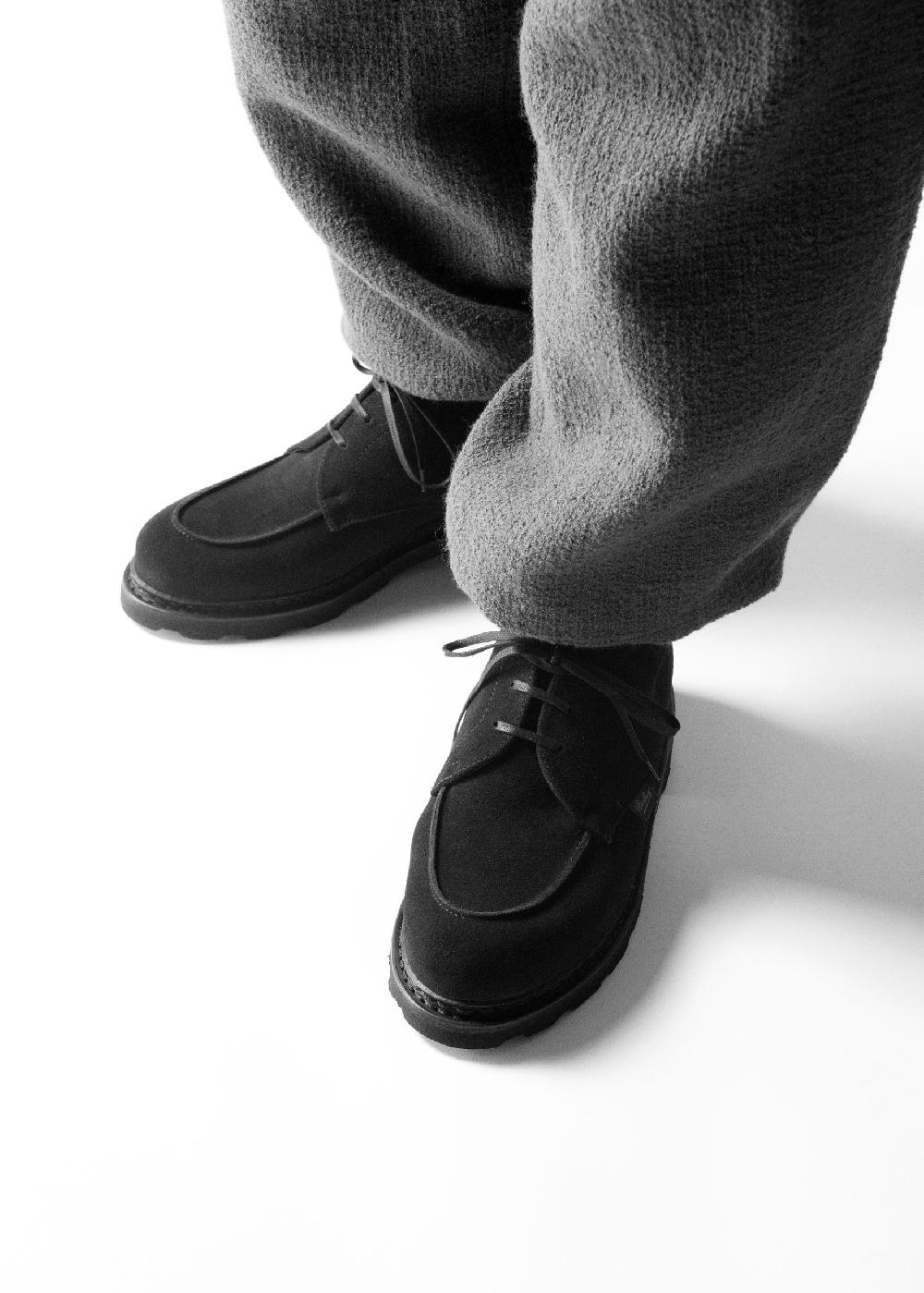 arpenteur Chukka - Veau velours Noir - AH24 / Paraboot for Arpenteur