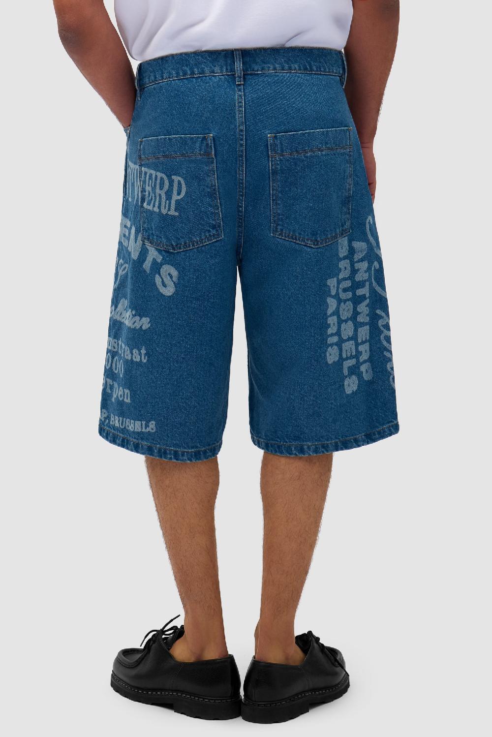 Arte Antwerp Arte - Short Imprimé - Denim Bleach