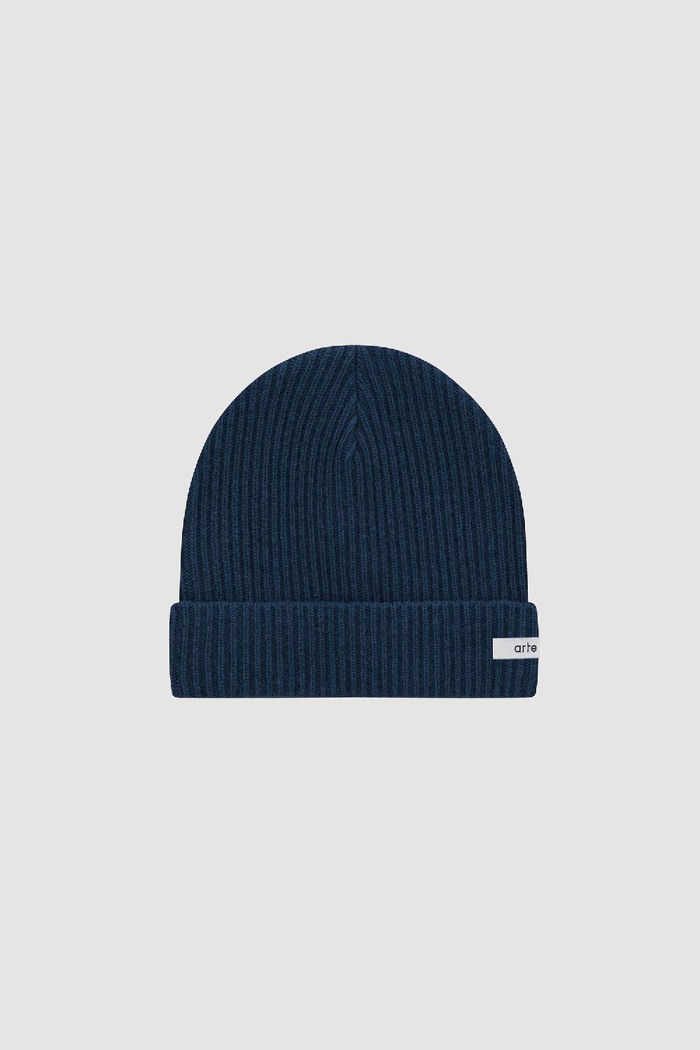 arte antwerp Bonnet Logo Label - Navy