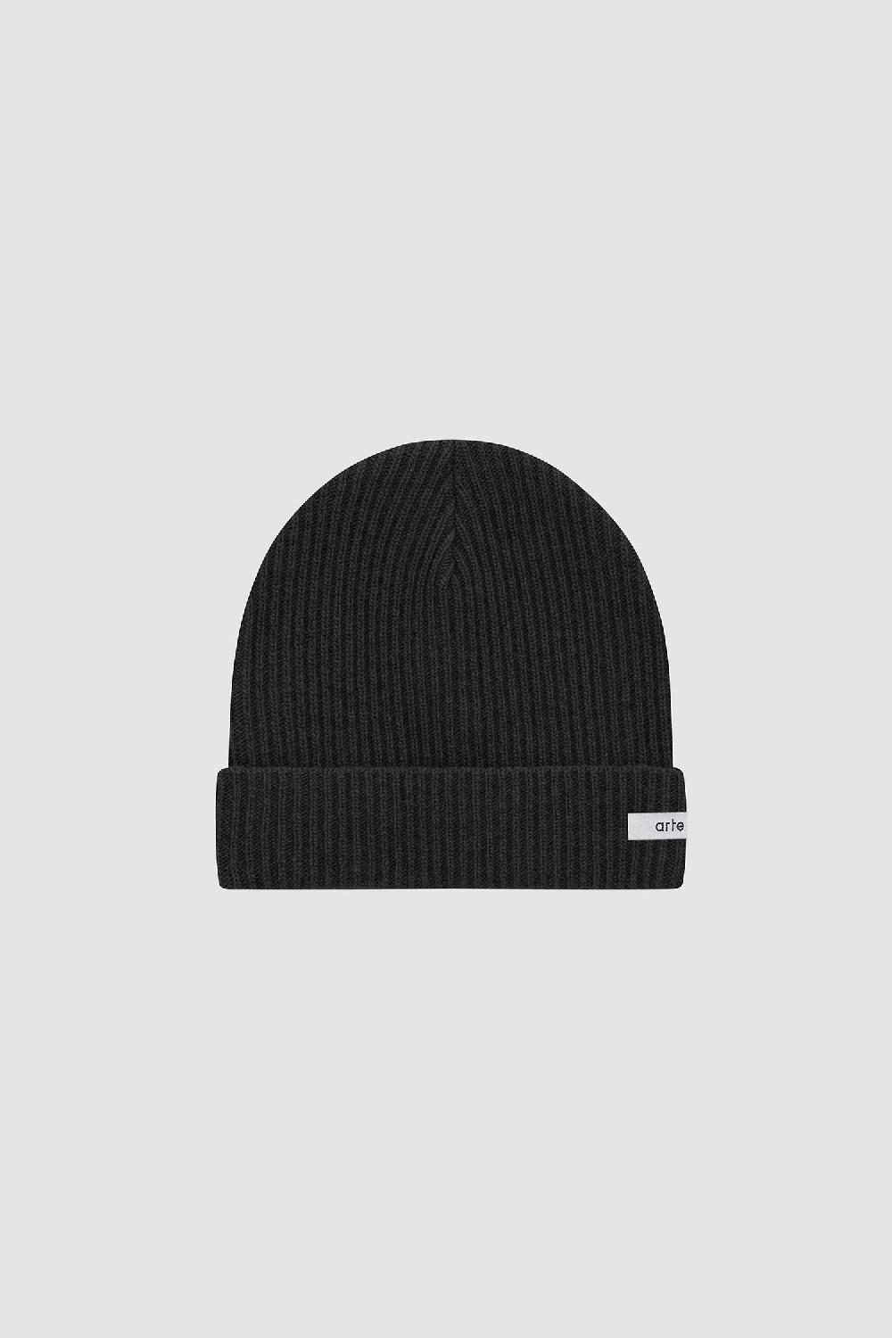 arte antwerp Bonnet Logo Label - Noir