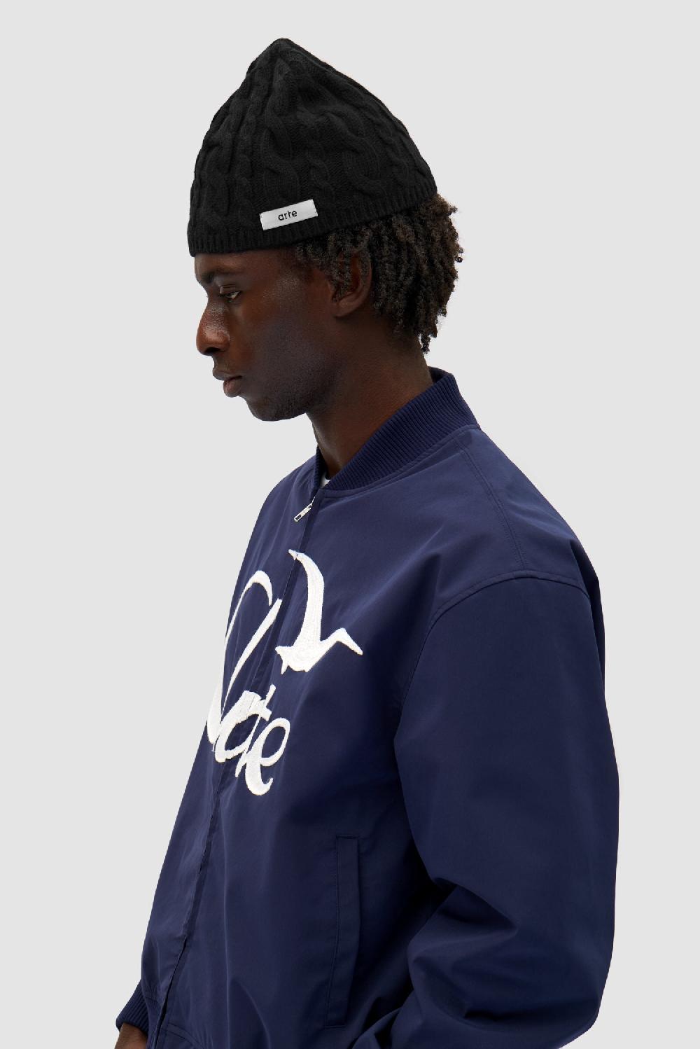 Arte Antwerp Bonnet Tressé - Noir