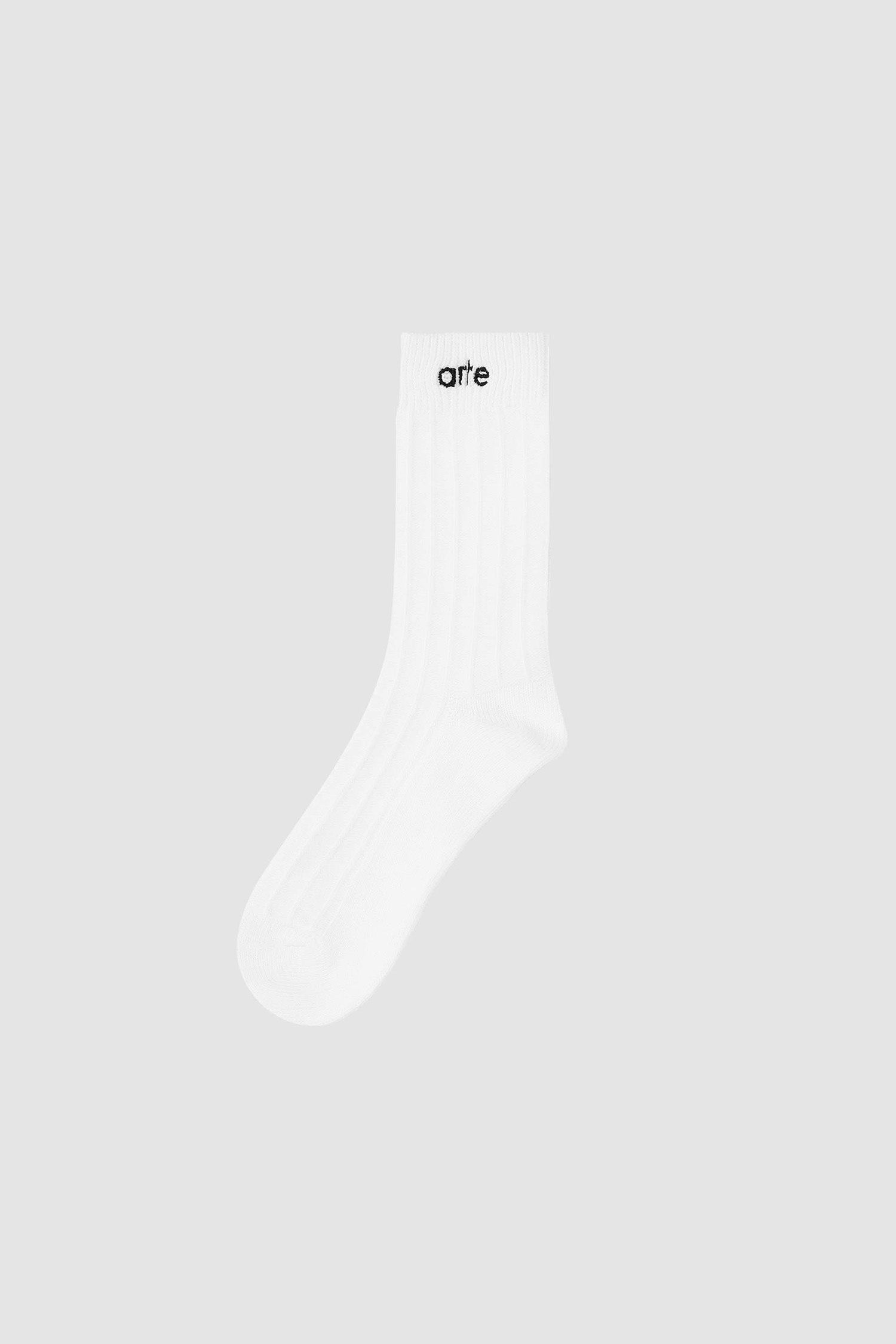 arte antwerp Chaussettes Line - Blanc
