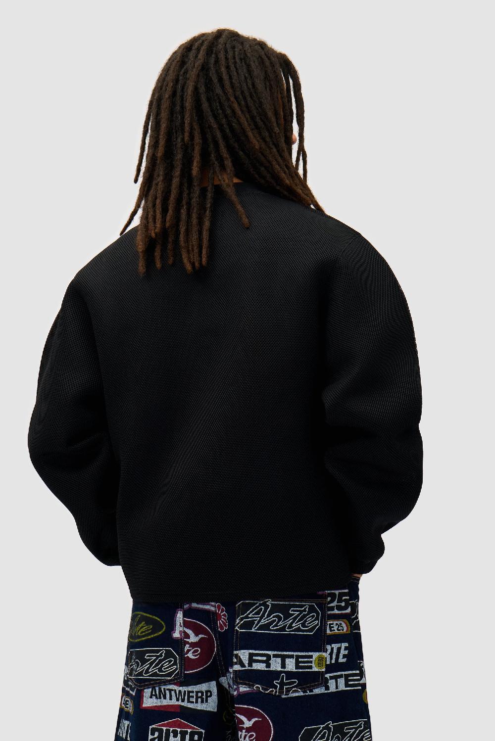Arte Antwerp Col Ras Du Cou En Maille - Noir