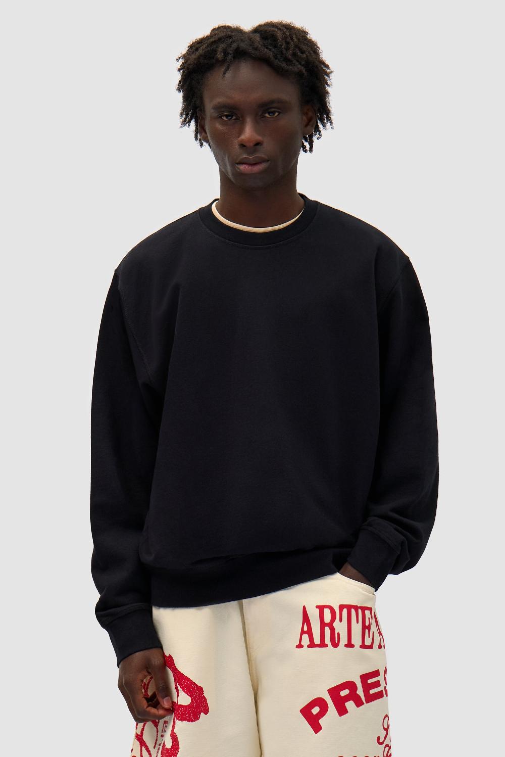 Arte Antwerp Col Ras Du Cou Fleuri - Noir