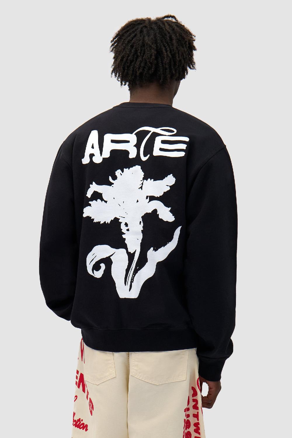 arte antwerp Col ras du cou fleuri - Noir