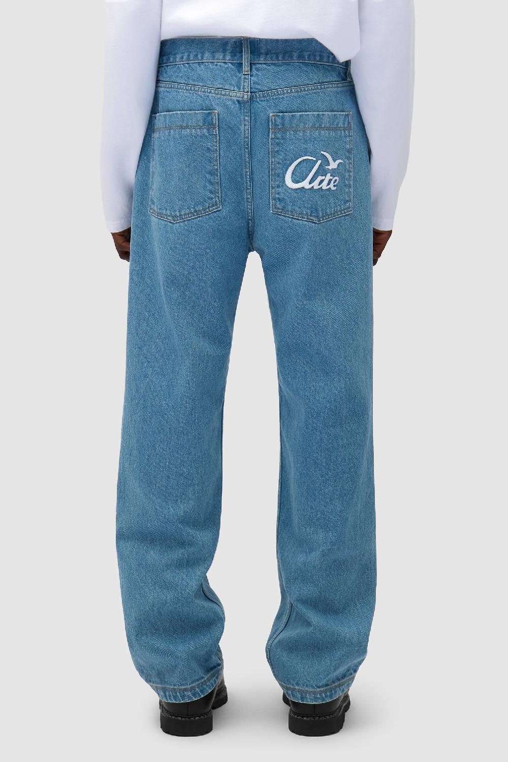 arte antwerp Pantalon en denim Bird - Bleach