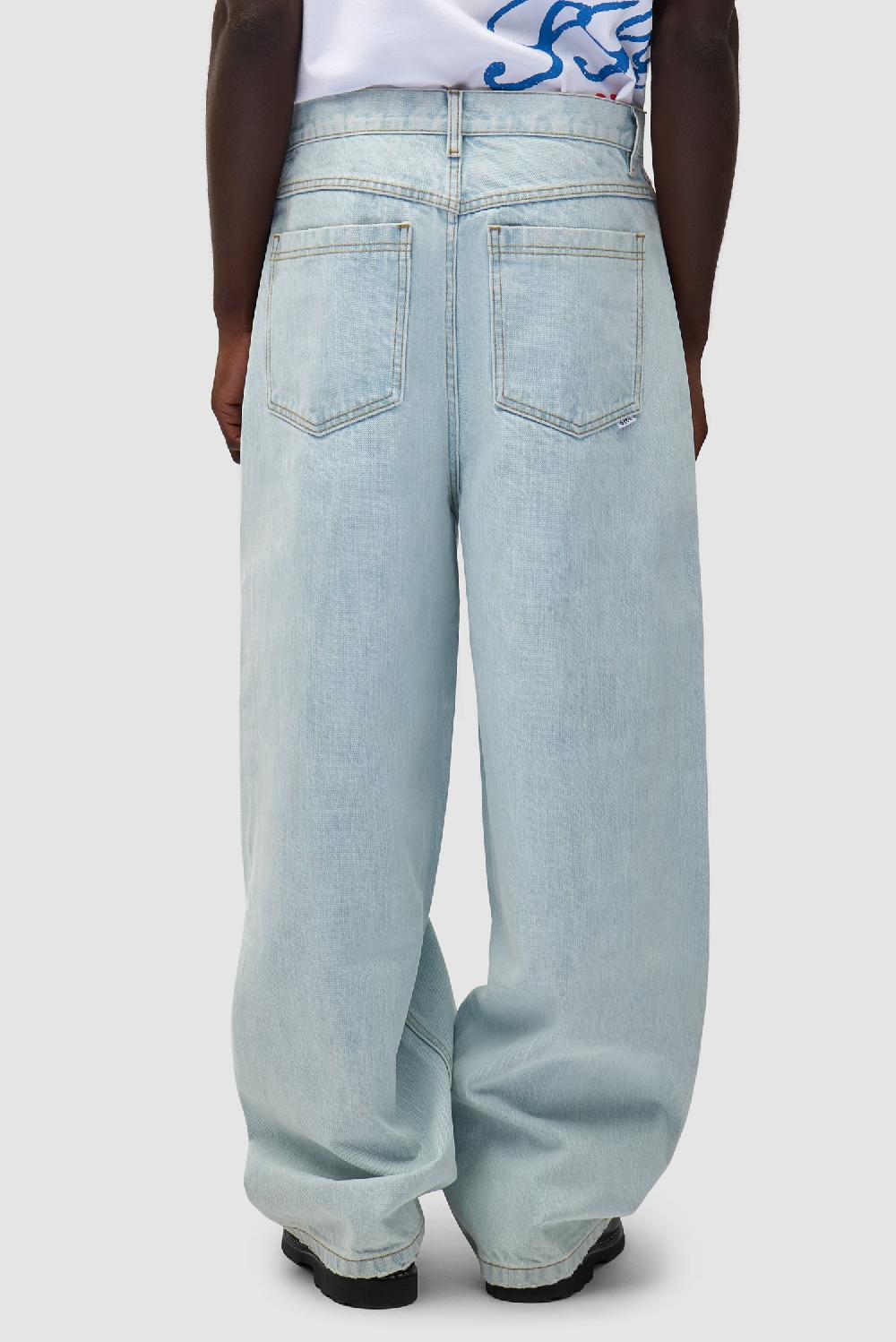 Arte Antwerp Pantalon En Denim - Bleached Denim
