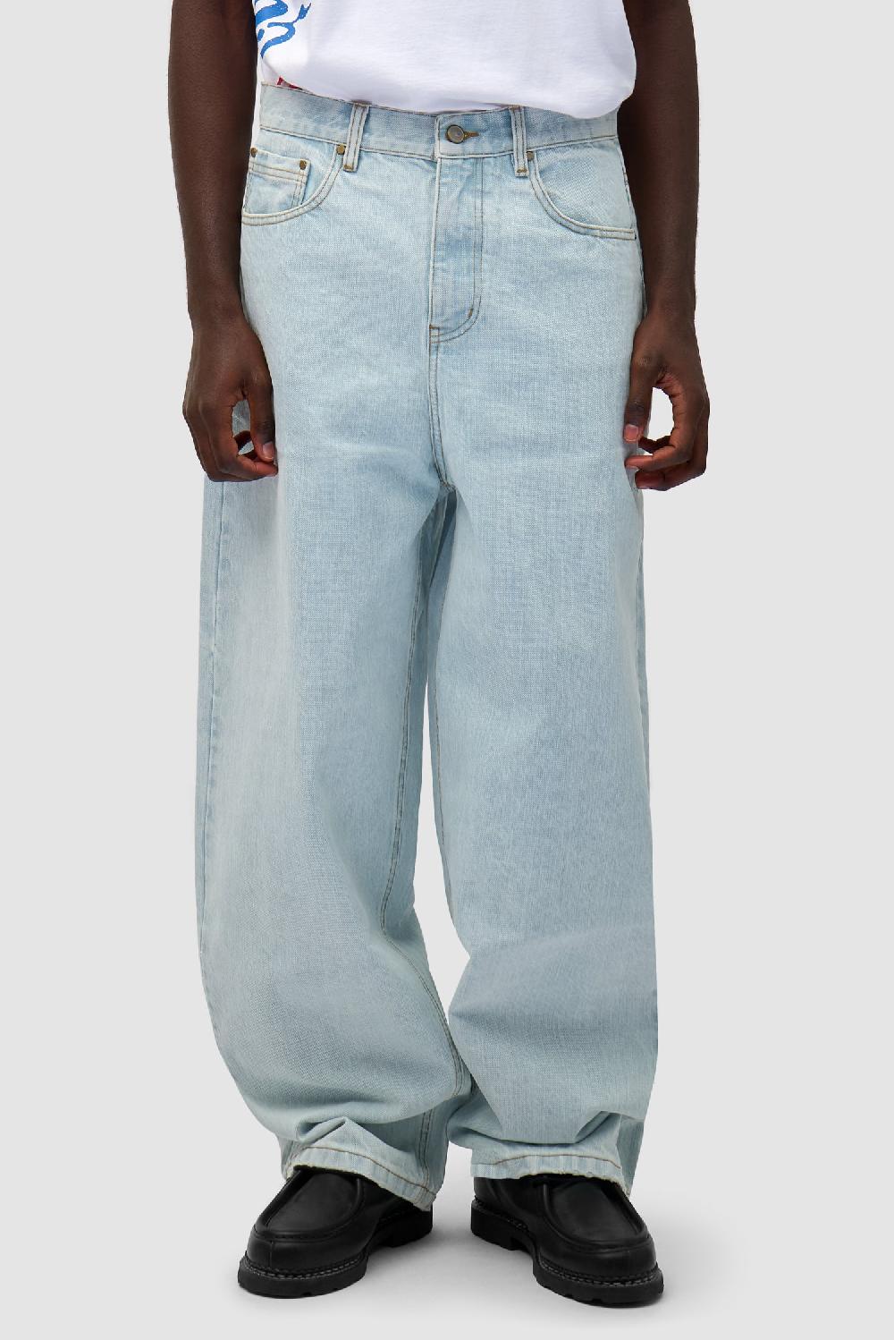 arte antwerp Pantalon en denim - Bleached Denim