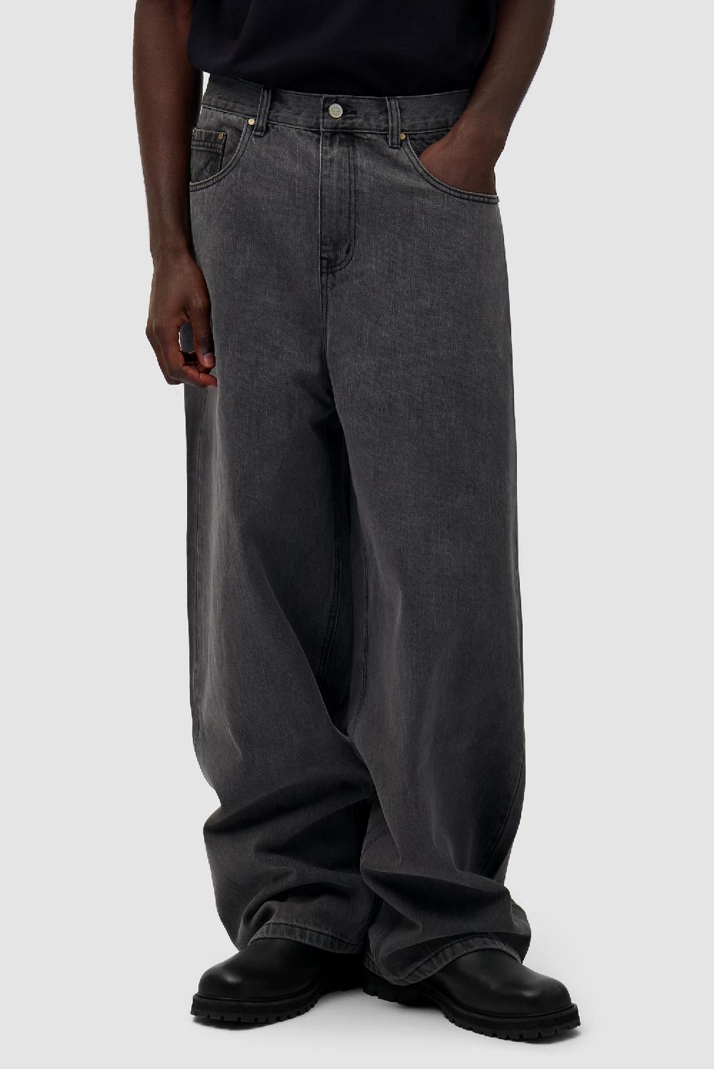 arte antwerp Pantalon en denim - Fade Black