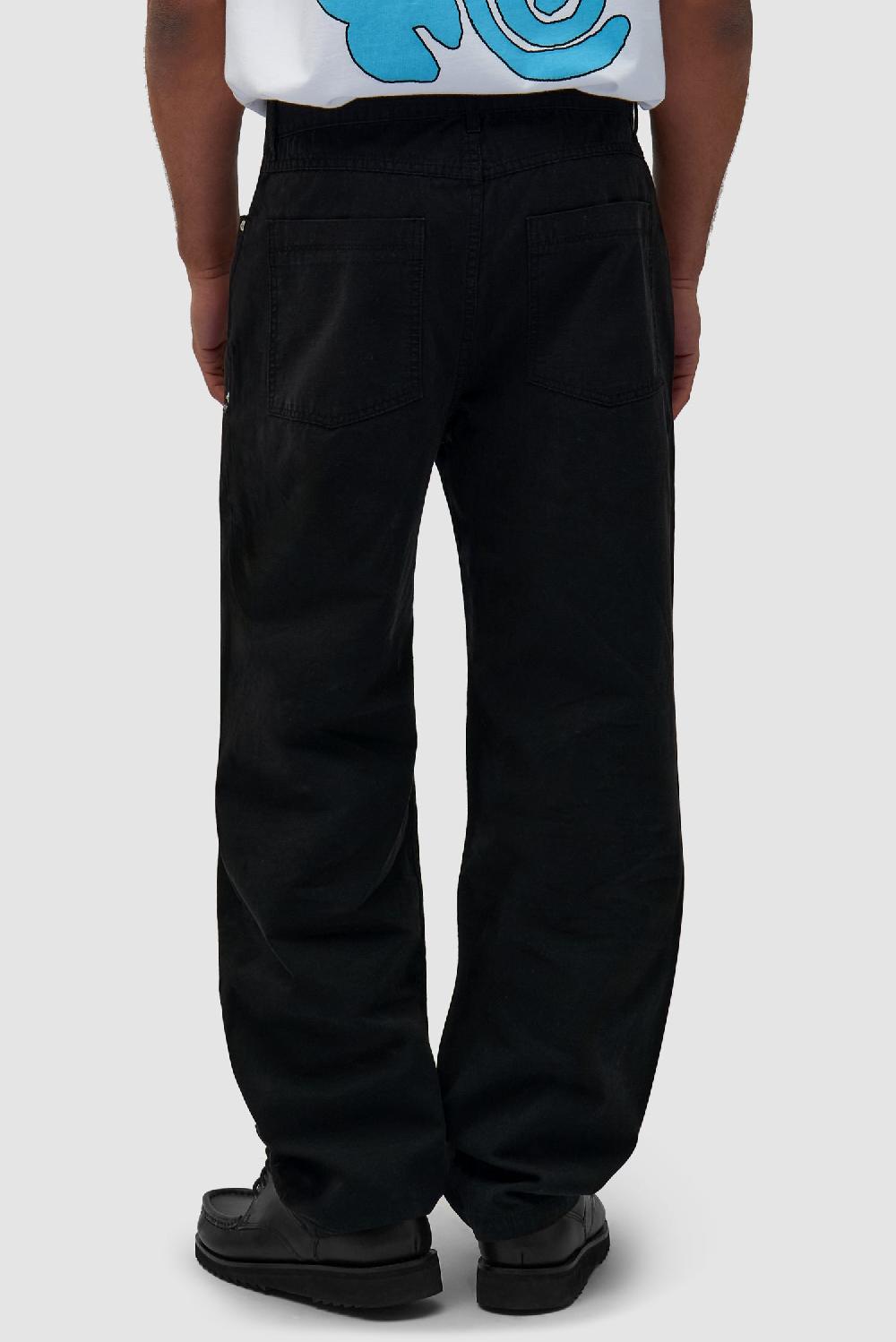 Arte Antwerp Pantalon En Tissu Ripstop - Noir