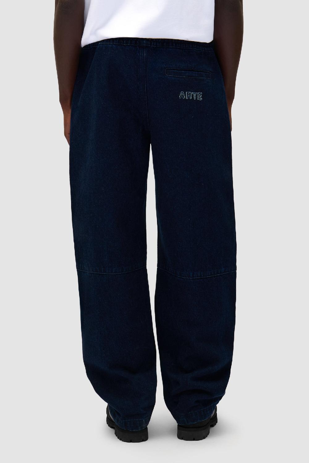 Arte Antwerp Pantalon Technique En Denim - Marine