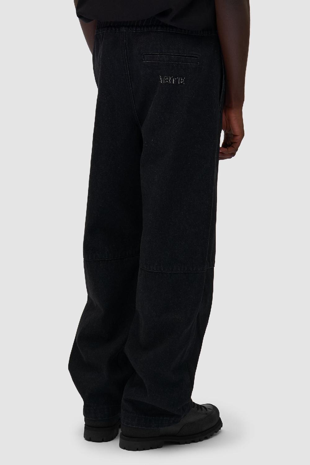 Arte Antwerp Pantalon Technique En Denim - Noir