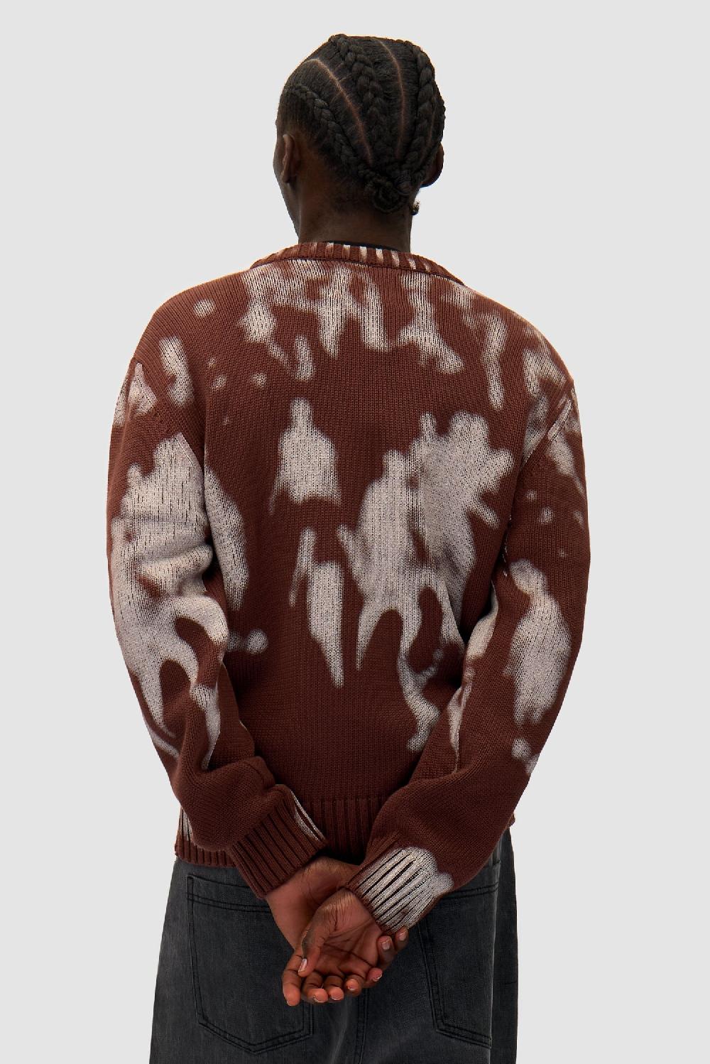 Arte Antwerp People Knit Sweater - Marron/Crème