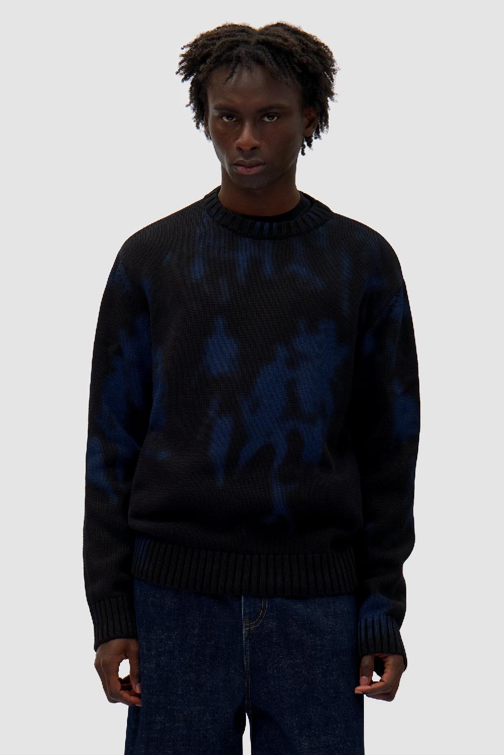 arte antwerp People Knit Sweater - Noir/Marine
