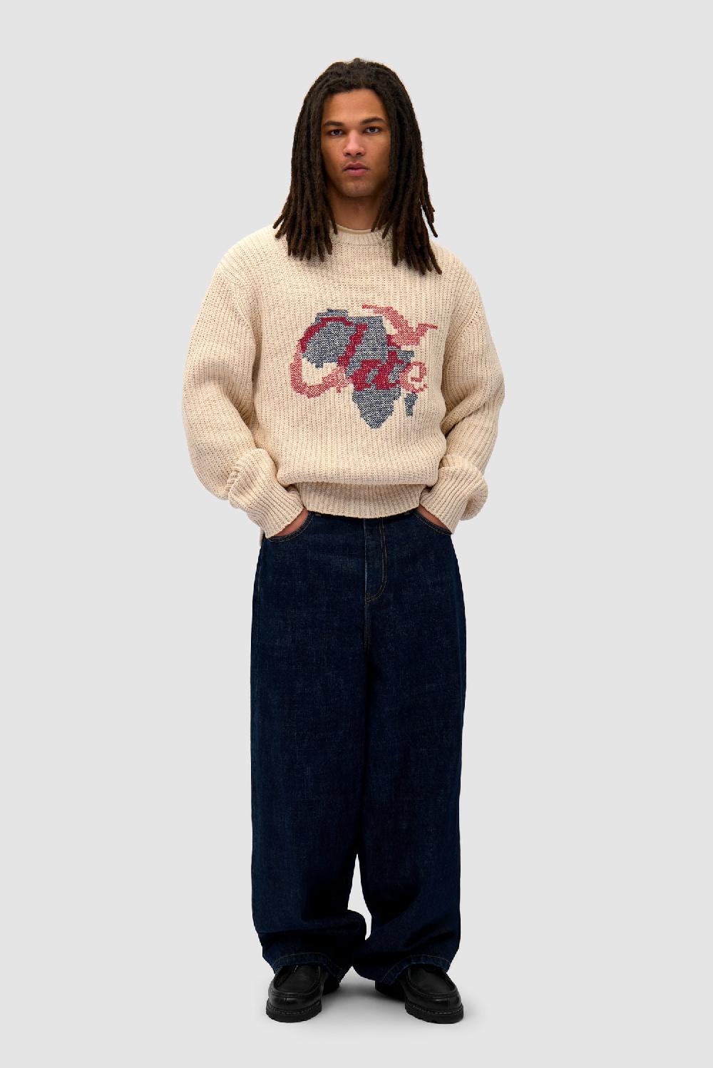 Arte Antwerp Point De Croix Tricoté - Crème