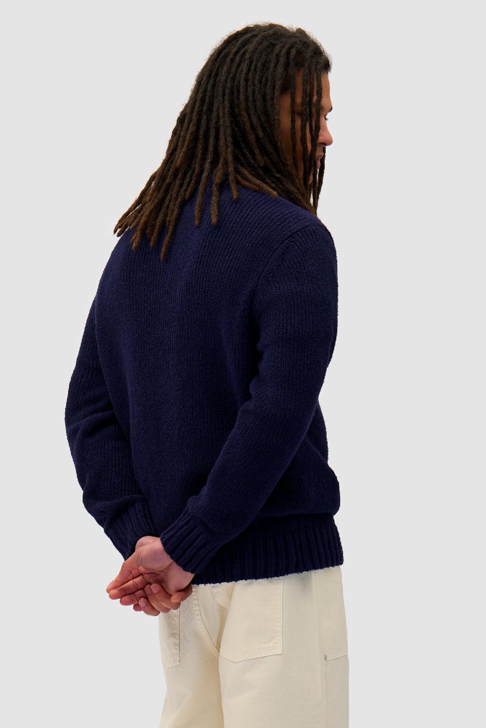 Arte Antwerp Pull En Maille Avec Logo - Navy