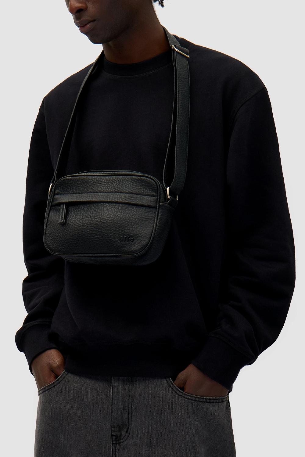 Arte Antwerp Sac En Cuir Texturé - Noir
