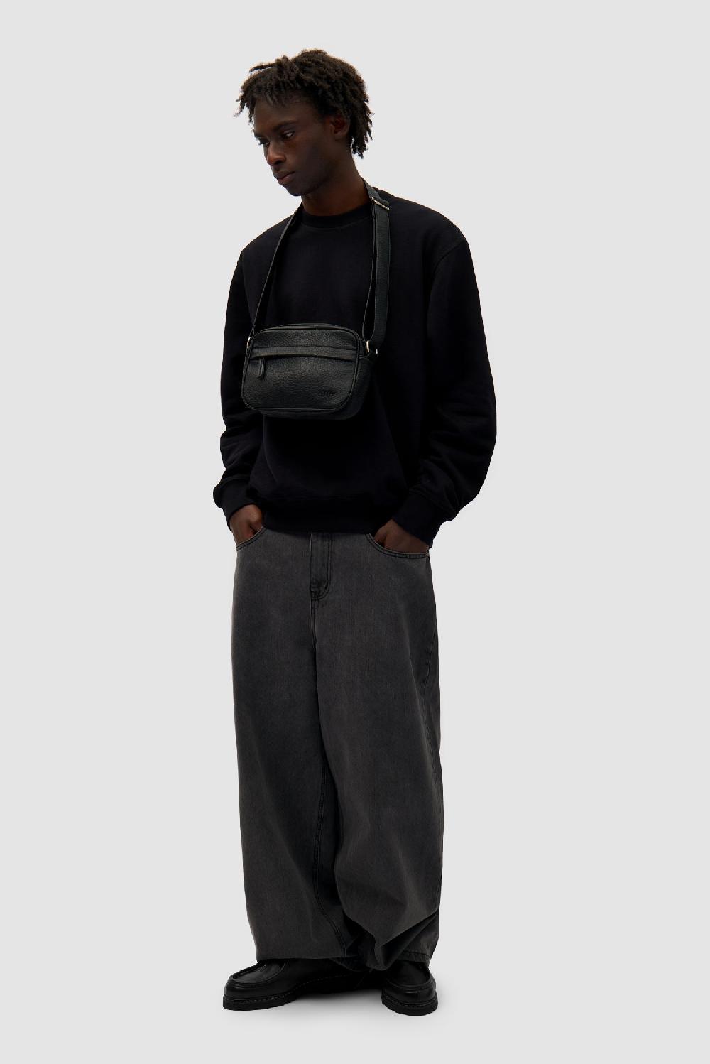 Arte Antwerp Sac En Cuir Texturé - Noir