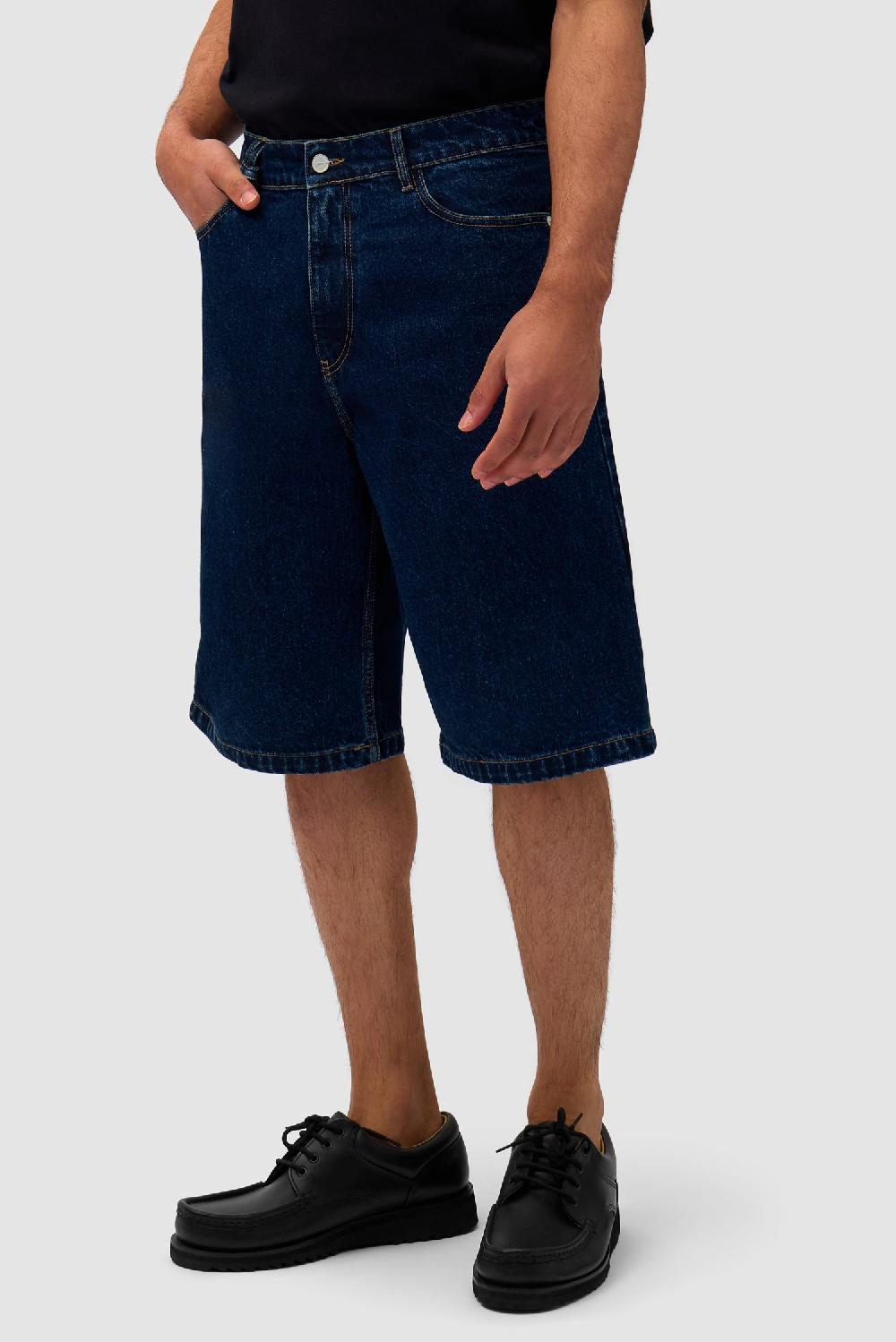 Arte Antwerp Short Avec Ceinture - Dark Wash