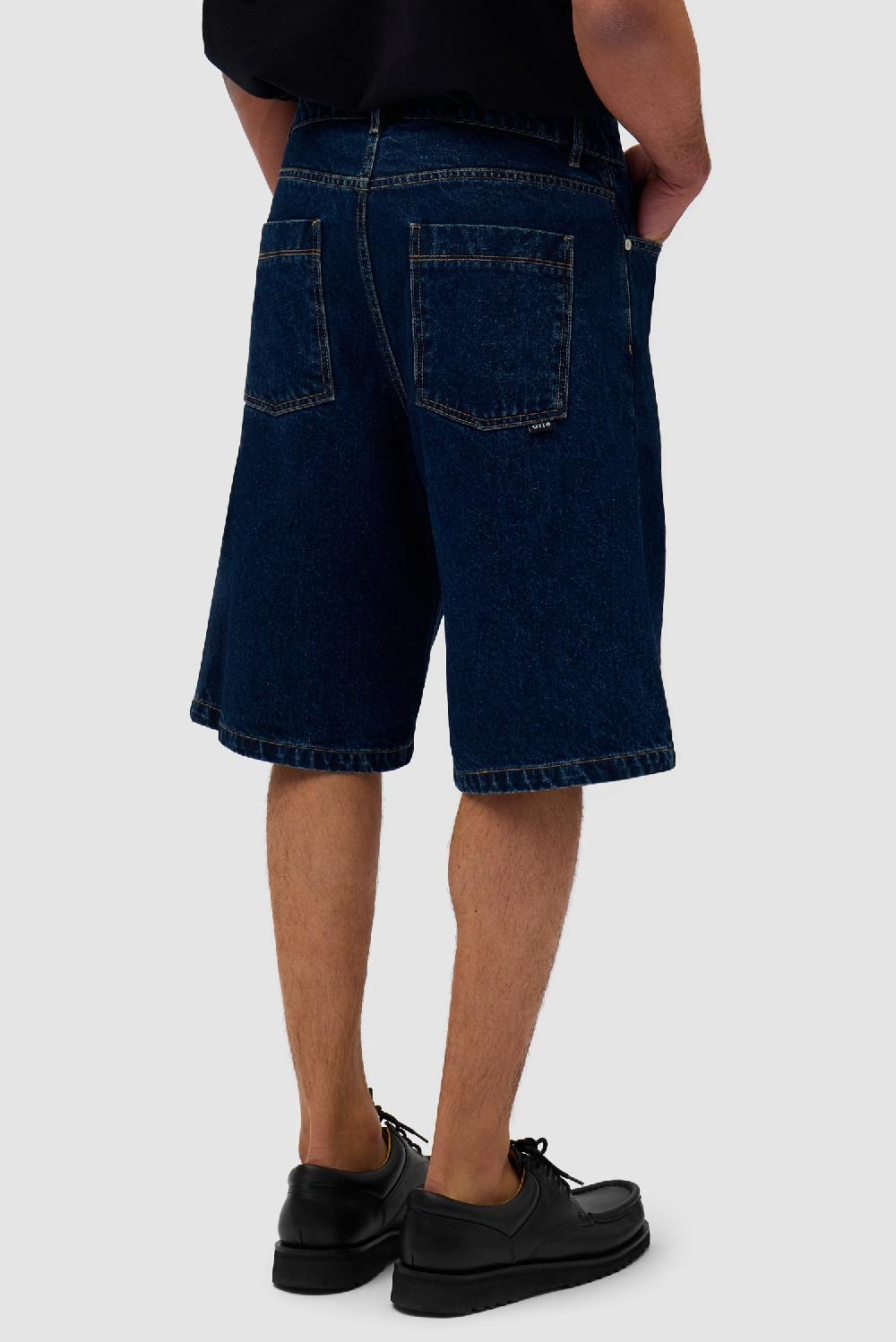 Arte Antwerp Short Avec Ceinture - Dark Wash