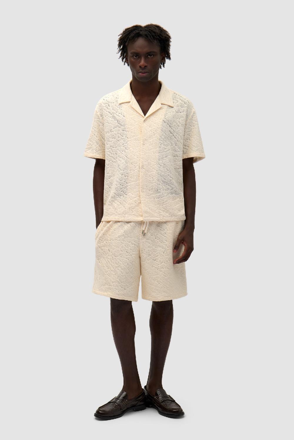 Arte Antwerp Short En Crochet - Crème