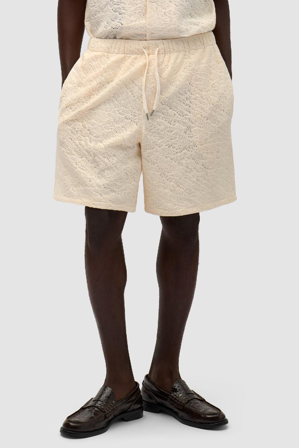 arte antwerp Short en crochet - Crème