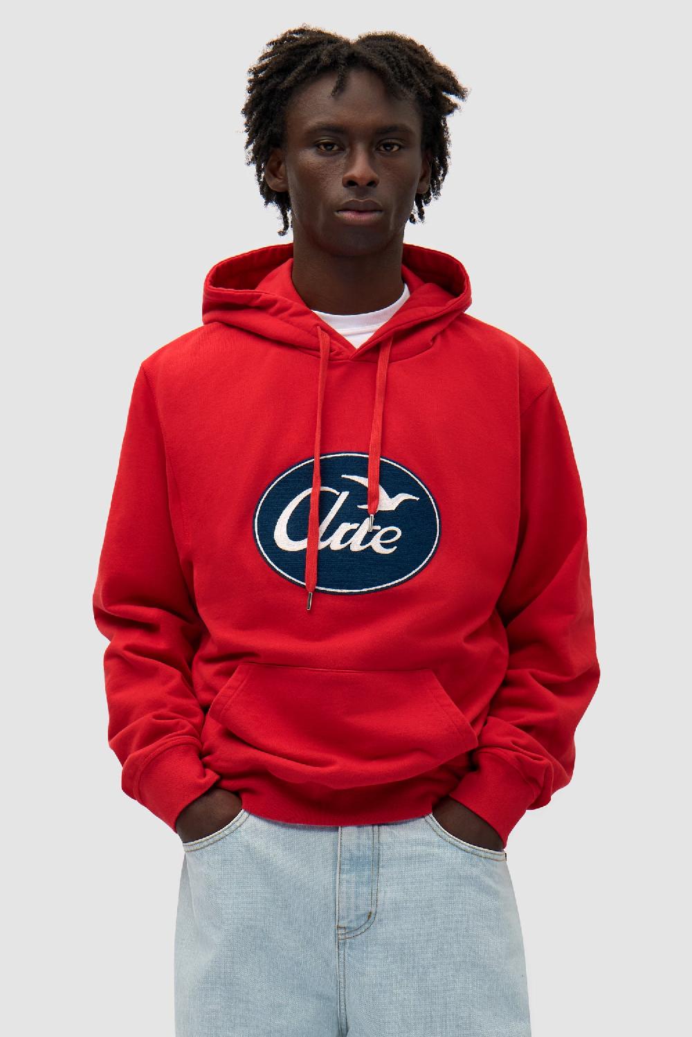 arte antwerp Sweat à capuche Big Bird - Rouge