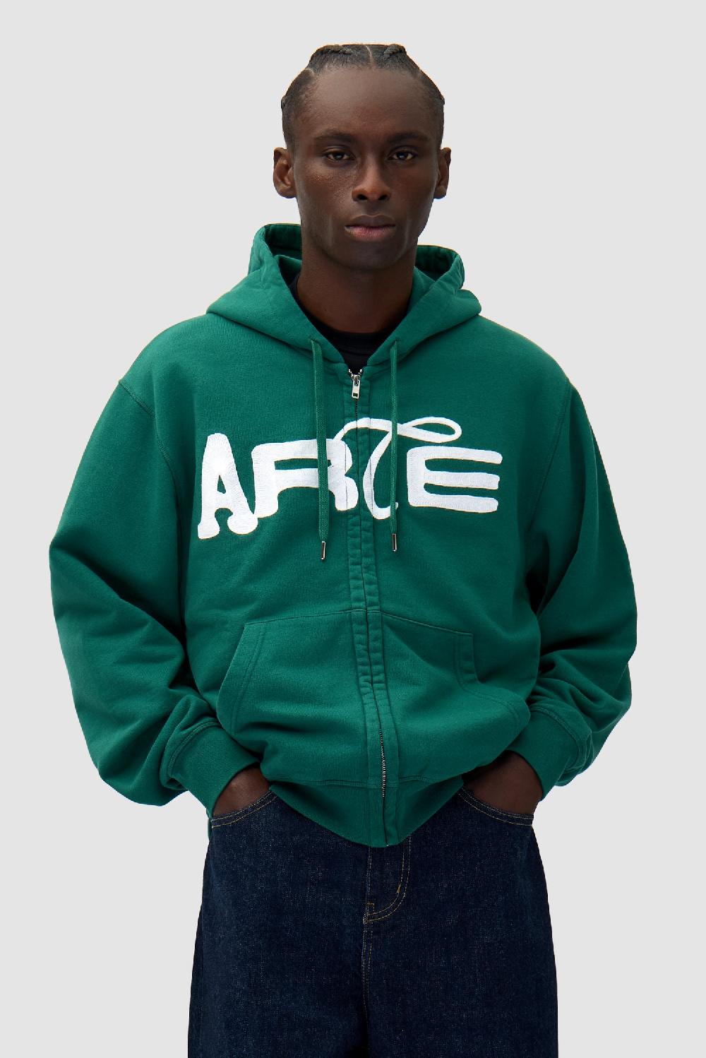 arte antwerp Sweat à capuche zippé Energy - Vert