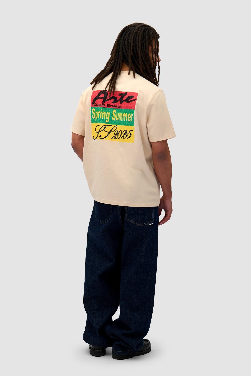 Arte Antwerp T-shirt à Imprimé Multicolore - Crème