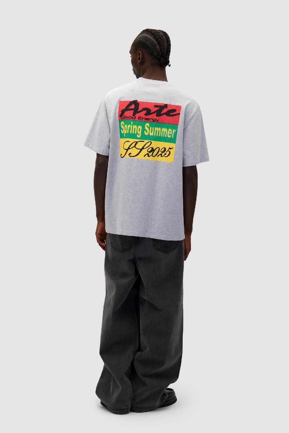 Arte Antwerp T-shirt à Imprimé Multicolore - Gris