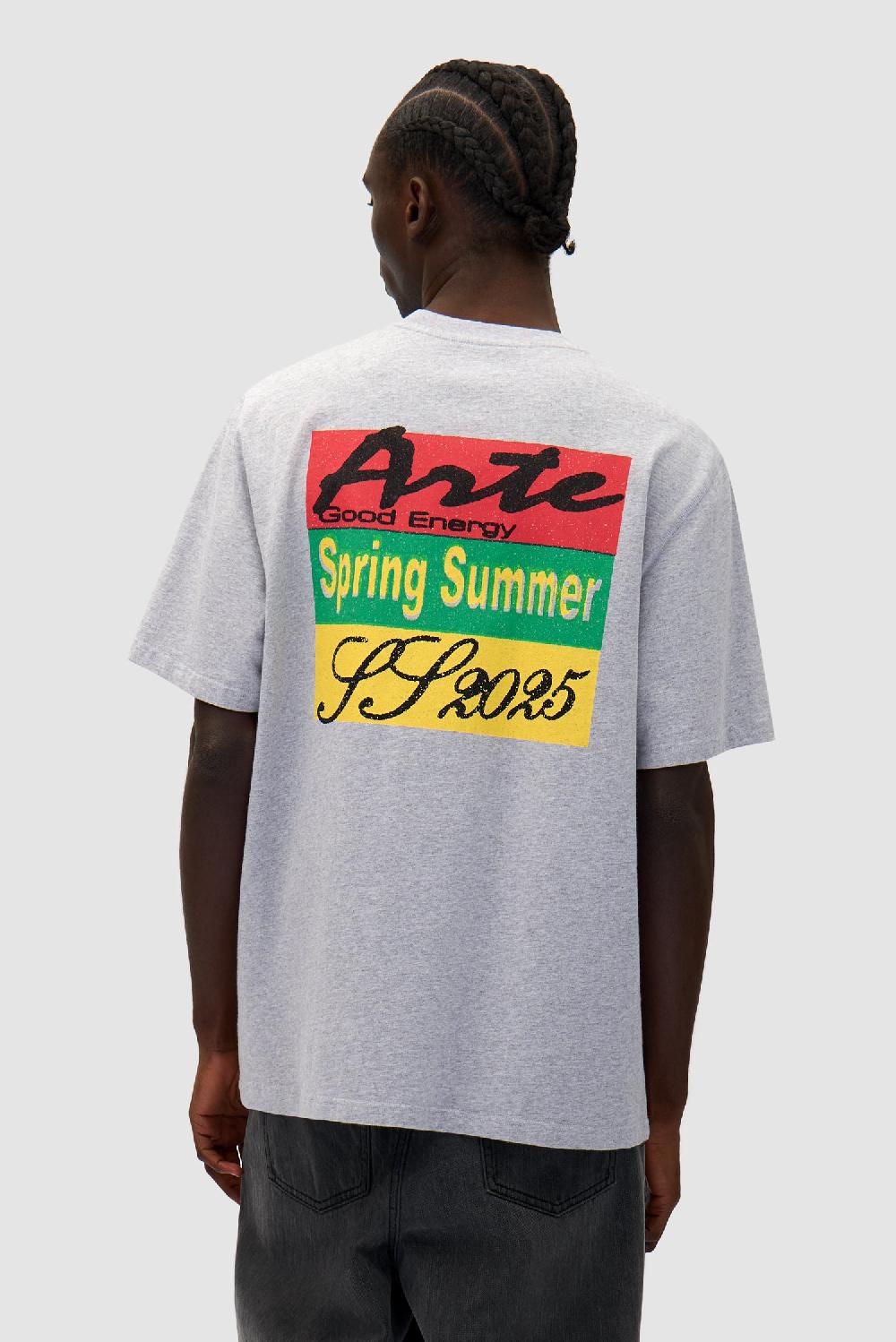 arte antwerp T-shirt à imprimé multicolore - Gris