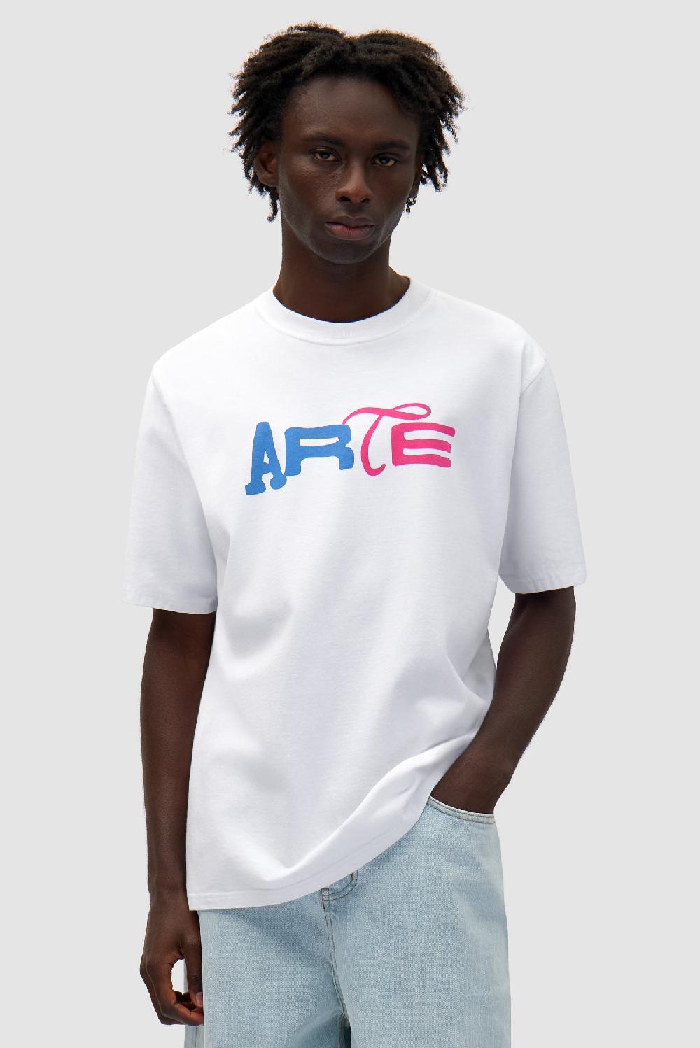 arte antwerp T-shirt à logo imprimé Duo - Blanc