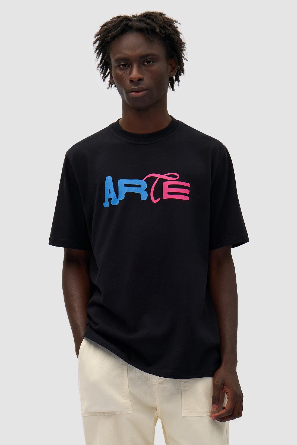 arte antwerp T-shirt à logo imprimé Duo - Noir