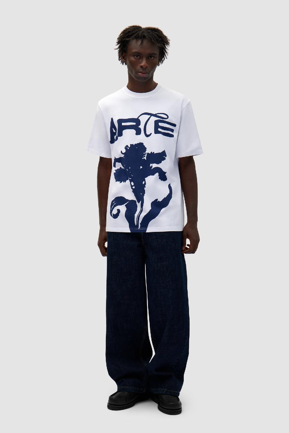 Arte Antwerp T-shirt Big Flower - Blanc
