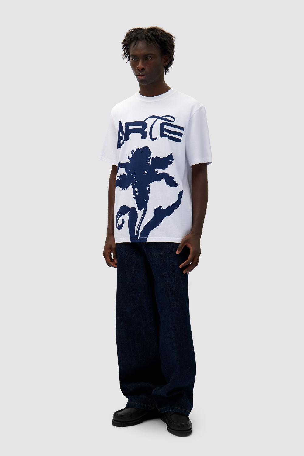Arte Antwerp T-shirt Big Flower - Blanc