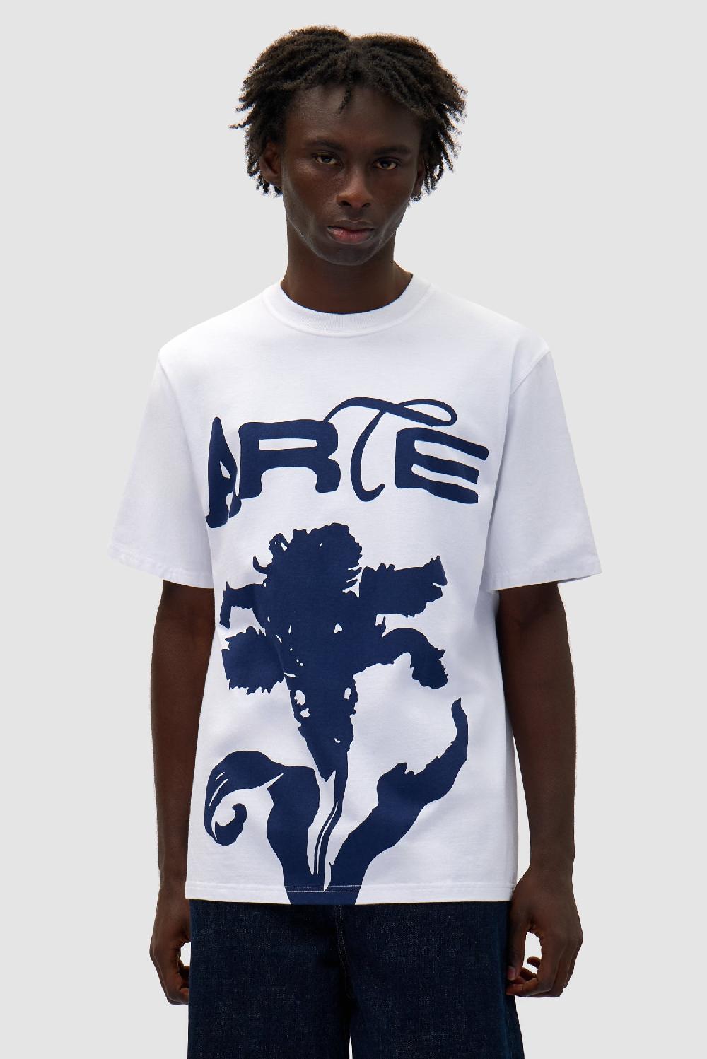 arte antwerp T-shirt Big Flower - Blanc