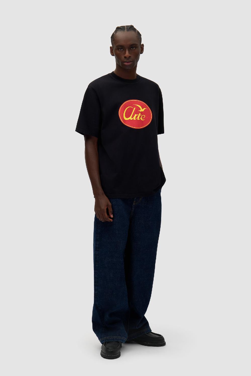 Arte Antwerp T-shirt Bird Logo Big Bird Logo - Noir